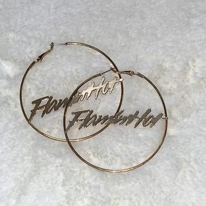 Metallic Flamin hot hoop